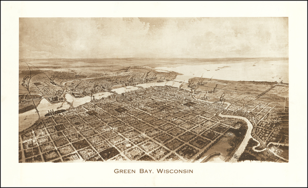 66-Wisconsin Map By Barnes-Crosby Company