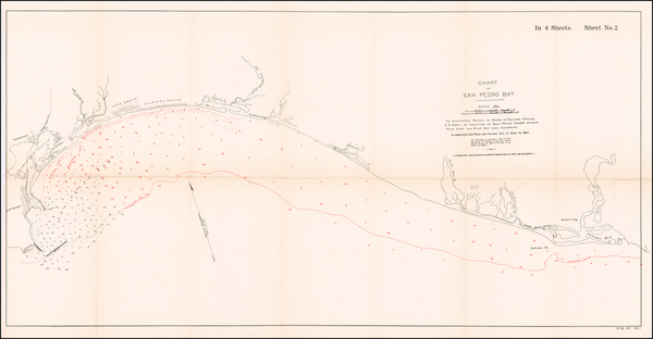 28-California, Los Angeles and Other California Cities Map By U.S. Coast Survey / U.S. Army Corps 