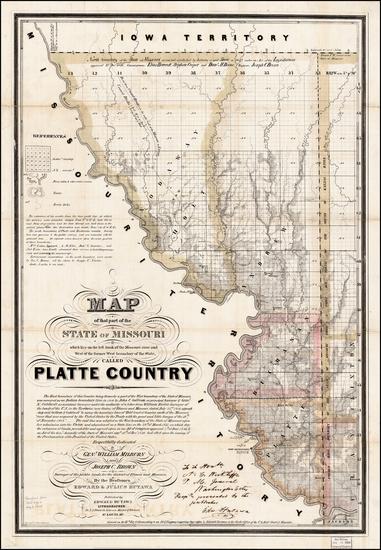 25-Missouri Map By Edward Hutawa