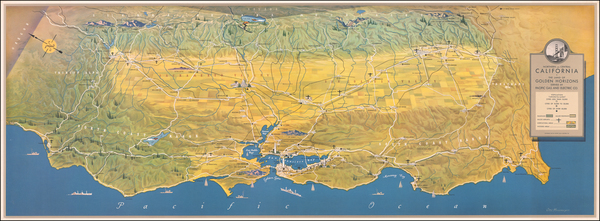 89-Pictorial Maps and California Map By Otto Hesemeyer