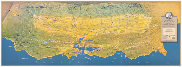 63-Pictorial Maps and California Map By Otto Hesemeyer