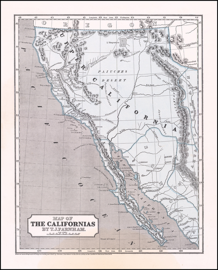 39-Southwest, Arizona, Utah, Nevada, Rocky Mountains, Utah and California Map By Sidney Morse  &am