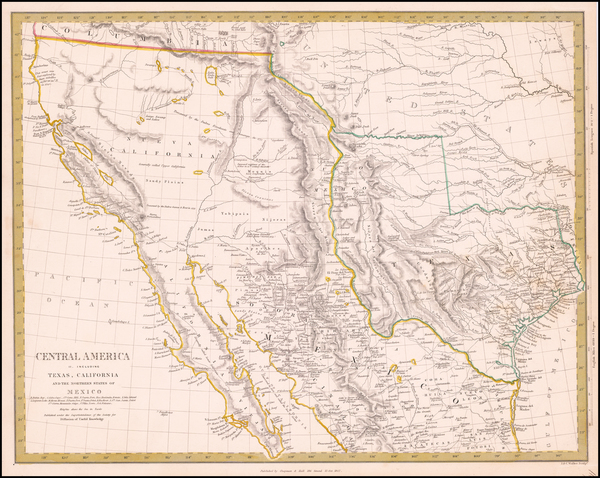 26-Texas, Southwest, Rocky Mountains and California Map By SDUK