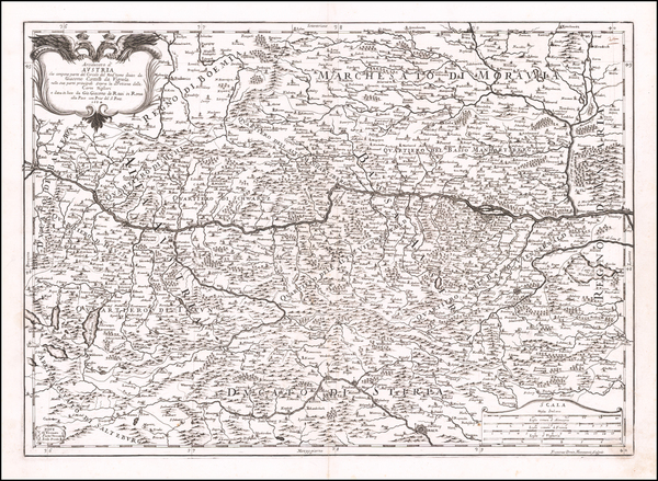 31-Austria Map By Giacomo Giovanni Rossi