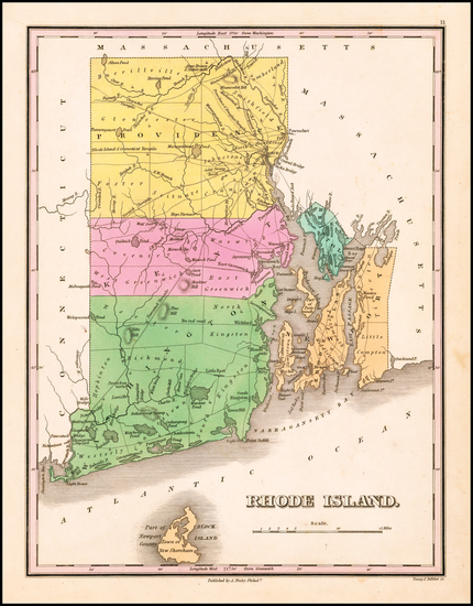 18-Rhode Island Map By Anthony Finley