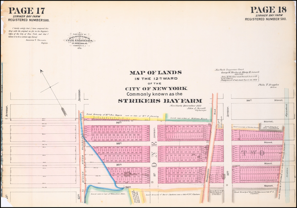 23-New York City Map By Spielmann & Brush