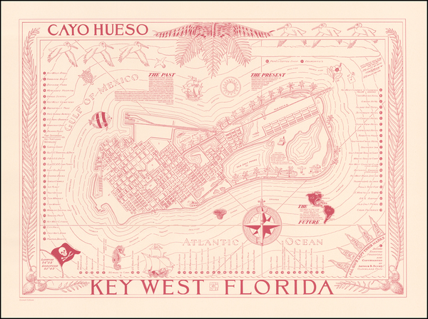 97-Florida Map By Arthur B. Suchy