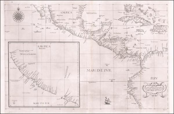 10-Florida, Baja California, Cuba, Bahamas, Central America, Colombia and California Map By Robert