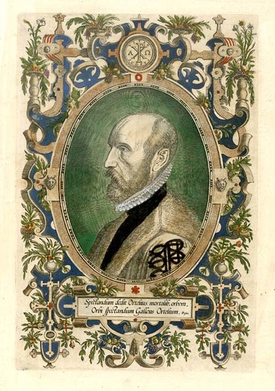 2-Curiosities Map By Abraham Ortelius