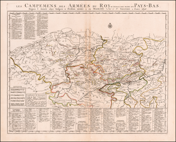 100-Belgium Map By Vaultier