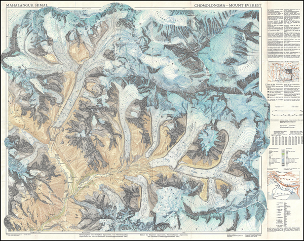 45-China, India and Central Asia & Caucasus Map By Erwin Hermann Manfred Schneider