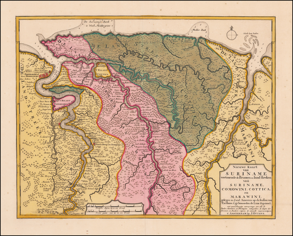 9-Guianas & Suriname Map By Joshua Ottens