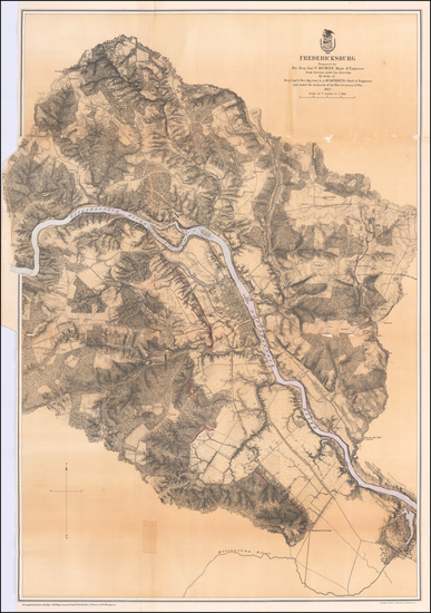 85-Maryland Map By United States War Dept.