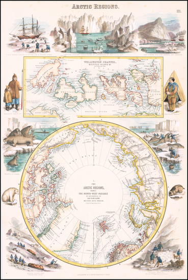 1-Polar Maps Map By Archibald Fullarton & Co.