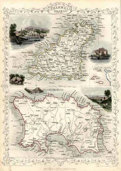 80-Europe and British Isles Map By John Tallis