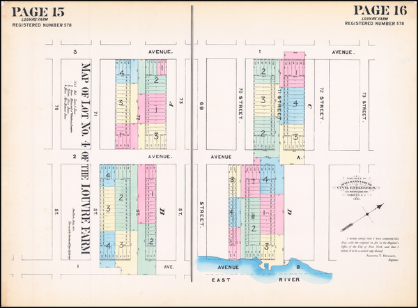 48-New York City Map By Spielmann & Brush