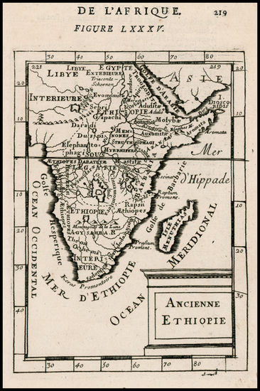 5-Africa, Africa, South Africa and East Africa Map By Alain Manesson Mallet