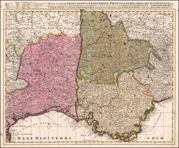 16-Italy and Sud et Alpes Française Map By Peter Schenk