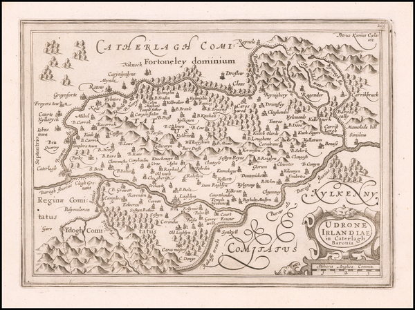 58-Ireland Map By Johannes Cloppenburg