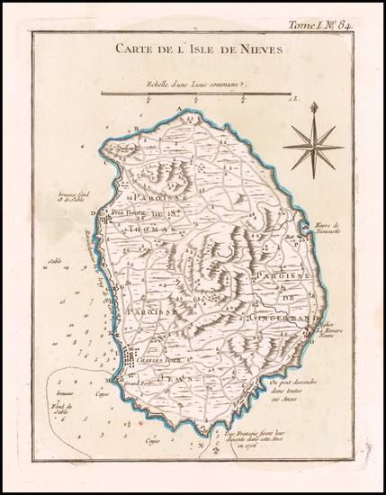 10-Other Islands Map By Jacques Nicolas Bellin