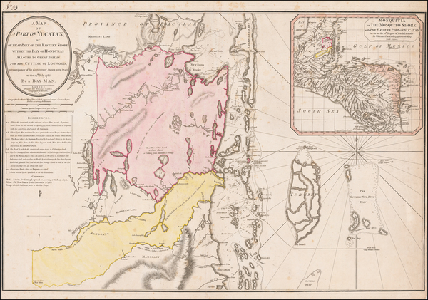 6-Central America Map By William Faden