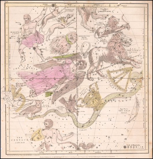 22-Celestial Maps Map By Elijah J. Burritt