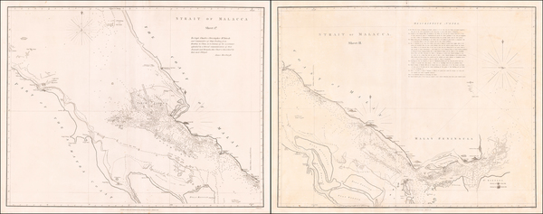 38-Singapore and Malaysia Map By James Horsburgh