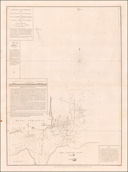 16-Singapore and Malaysia Map By James Horsburgh / Daniel Ross