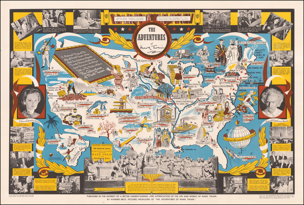 37-United States and Pictorial Maps Map By Robert Blattner