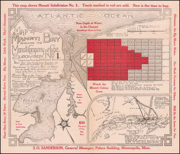 52-Cuba Map By J.C. Kelly