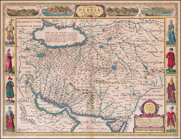 18-Persia & Iraq Map By John Speed