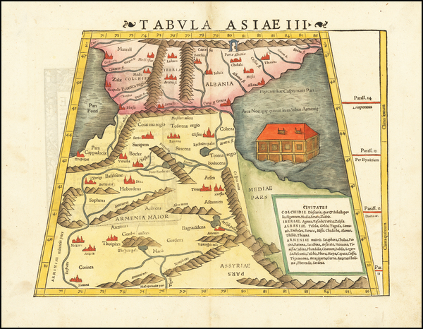 37-Central Asia & Caucasus, Middle East and Russia in Asia Map By Sebastian Munster