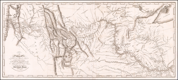 84-United States, Midwest, Plains, Southwest, Rocky Mountains, Rare Books and Canada Map By Willia