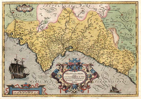 30-Europe and Spain Map By Abraham Ortelius