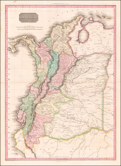 74-Colombia and Peru & Ecuador Map By John Pinkerton