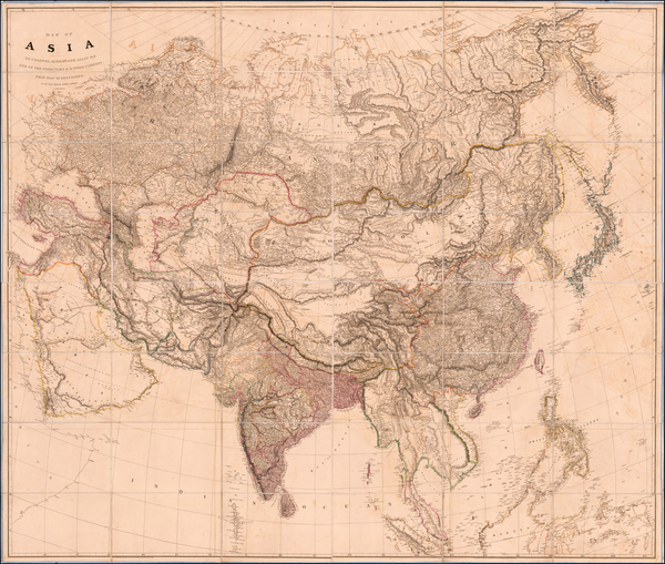 85-Asia Map By Aaron Arrowsmith