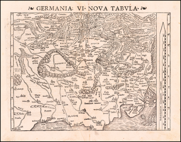 70-Poland and Germany Map By Sebastian Munster