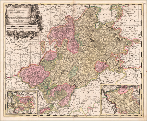 38-Mitteldeutschland Map By Gerard Valk