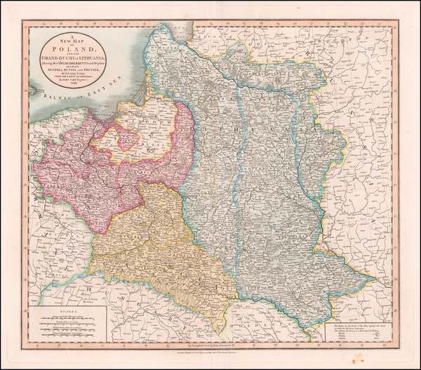 38-Poland and Baltic Countries Map By John Cary