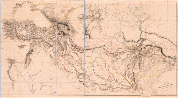 53-India, Central Asia & Caucasus, Middle East, Holy Land, Persia & Iraq and Turkey & 