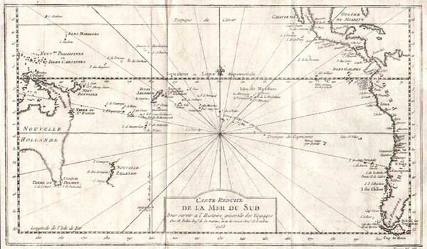 64-World, Australia & Oceania, Pacific, Australia, Oceania and New Zealand Map By Jacques Nico