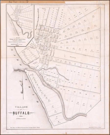 88-New York State Map By R.H. Pease