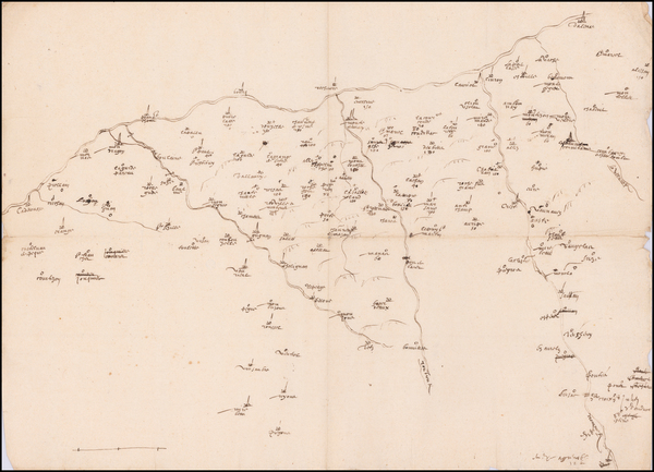 58-Sud et Alpes Française Map By Anonymous