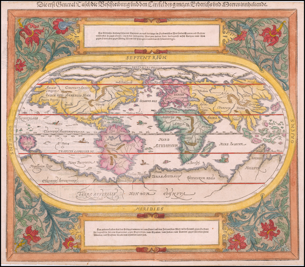 9-World Map By Sebastian Munster