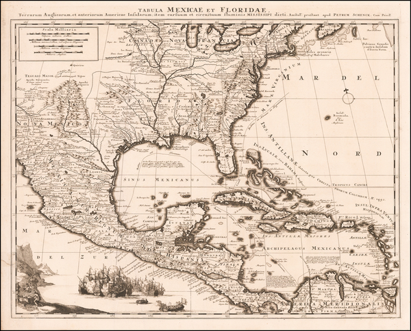 90-United States, South, Southeast, Texas, Midwest and Southwest Map By Peter Schenk