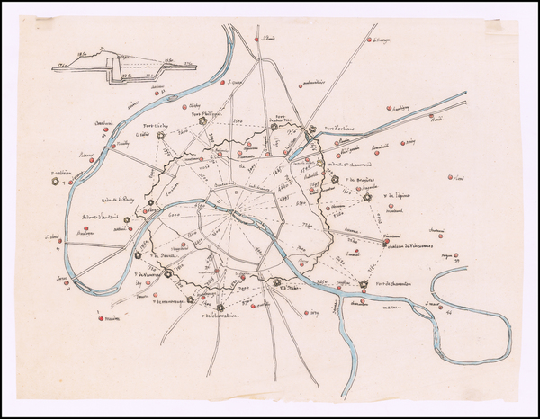 86-Paris and Île-de-France Map By Anonymous