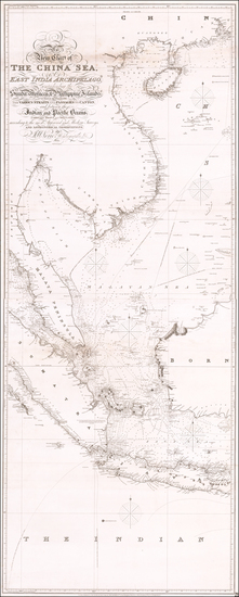 30-China, Southeast Asia, Indonesia, Malaysia and Thailand, Cambodia, Vietnam Map By John William 