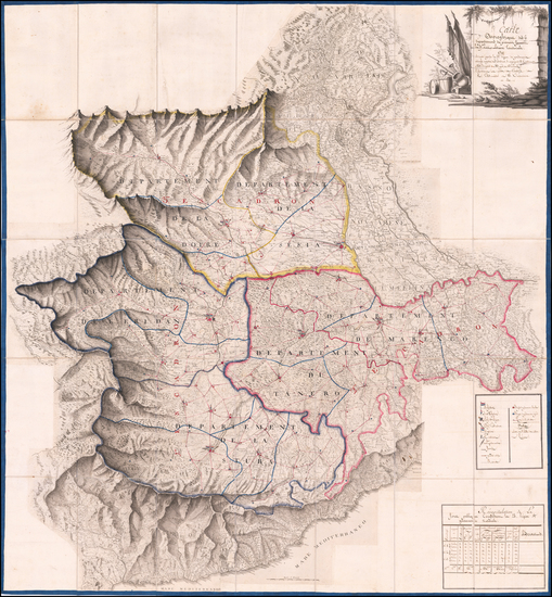 9-France and Northern Italy Map By Anonymous