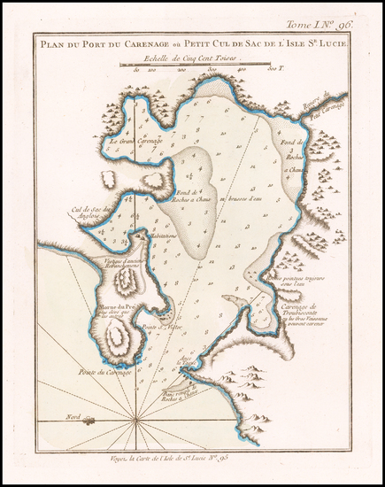 33-Other Islands Map By Jacques Nicolas Bellin