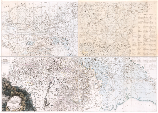 85-Poland, Ukraine, Hungary, Romania and Czech Republic & Slovakia Map By Stanislaw Wawrzyniec